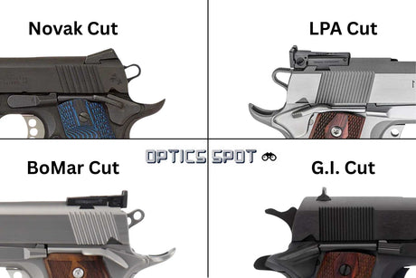 1911 [Novak Cut] red dot mount | Shield RMSc footprint - Ubitzu