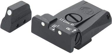 Beretta [92 96 98 M9A1] miras ajustables | puntos blancos - Ubitzu