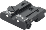 Browning Hi-Power [Sport Vigilante Mark III Practical HP40] alza ajustable | puntos blancos - Ubitzu