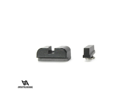 Low sights for Glock MOS [G17 MOS G19 MOS & other] | blank - Ubitzu