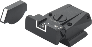 Ruger [P85 P89] miras ajustables | líneas blancas - Ubitzu