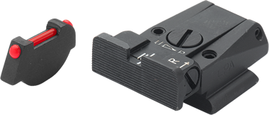 Ruger [P90 P91 P93 P94 P95 P97] miras ajustables | fibra óptica - Ubitzu