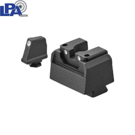 Sig P220 P226 P229 P320 & P365 Optics Ready semi-adjustable co-witness sights | white dots - Ubitzu