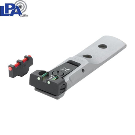Smith & Wesson revólver [686 629 19 66 586 & other] miras ajustables [silver; punto de mira pin-front] | fibra óptica - Ubitzu