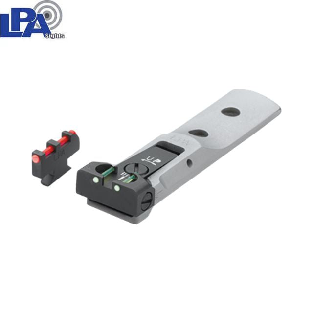 Smith & Wesson revólver [686 629 19 66 586 & other] miras ajustables [silver; spring-front sight] | fibra óptica