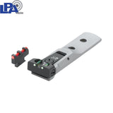 Smith & Wesson revólver [686 629 19 66 586 & other] miras ajustables [silver; spring-front sight] | fibra óptica
