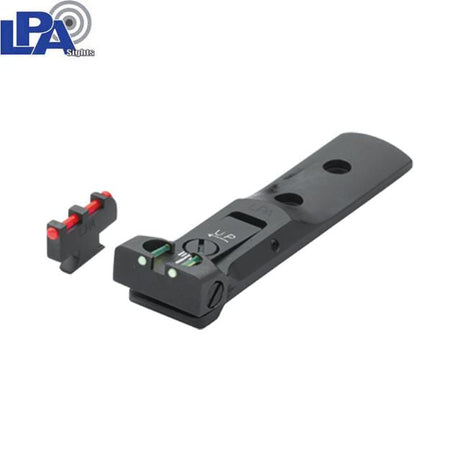 Smith & Wesson revólver [686 629 19 66 586 & other] miras ajustables [spring-front sight] | fibra óptica - Ubitzu