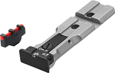 Smith & Wesson revólver [686 629 19 66 586 & other] mira de punto rojo ready miras ajustables | fibra óptica - Ubitzu