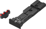 Smith & Wesson revólver [686 629 19 66 586 & other] listo para mira de punto rojo miras ajustables | fibra óptica - Ubitzu
