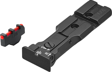 Smith & Wesson revólver [686 629 19 66 586 & other] listo para mira de punto rojo miras ajustables | fibra óptica - Ubitzu