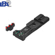 Smith & Wesson revólver [686 629 19 66 586 & other] miras ajustables listas para mira de punto rojo [pin-front sight] | fibra óptica