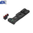 Smith & Wesson revólver [686 629 19 66 586 & other] mira de punto rojo ready miras ajustables [spring-front sight] | fibra óptica