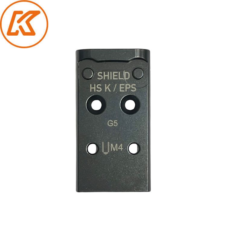 Placa adaptadora de mira de punto rojo de acero para Glock MOS | Shield RMSc & Holosun K-series huella - Ubitzu
