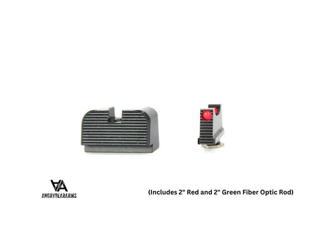 Walther PDP co-witness sights | fiber optic - Ubitzu