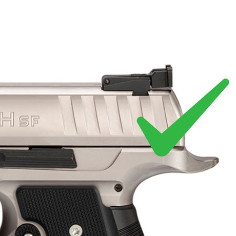 Walther Q5 Match SF adjustable rear sight | fiber optic - Ubitzu